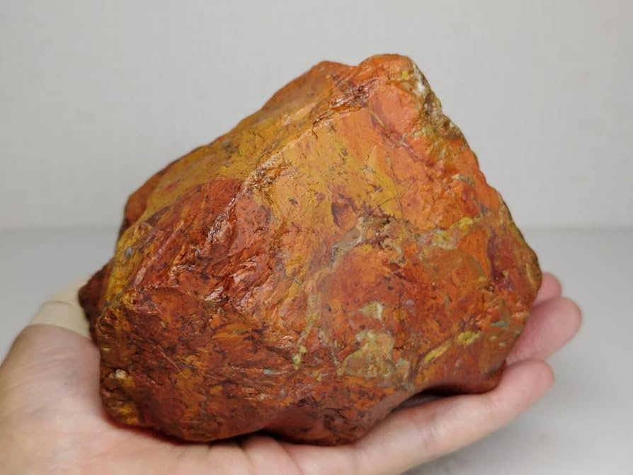 鑑賞石 天然石 赤玉石 置物 重さ約4.77㎏ N 6185 鑑賞石 天然石 赤玉石