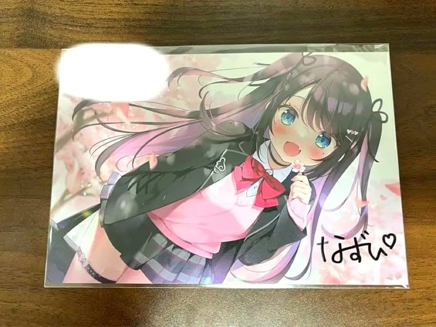 Amazon.co.jp: 花芽なずな 直筆サイン入りポストカード ぶいすぽ