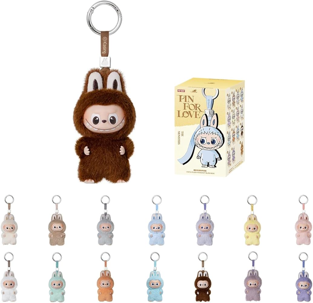 ラブブ PIN FOR LOVE シリーズぬいぐるみペンダント(A-M) 正規品