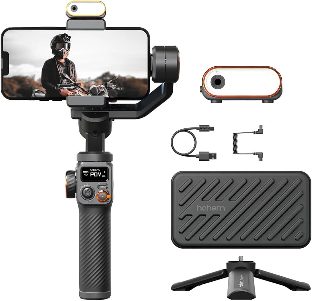 Amazon.co.jp: hohem M6 Kit スマートフォンジンバルスタビライザー