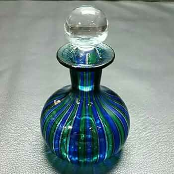 MURANO GLASS ムラノ 花蓋 ミルフィオリ 香水瓶 パフュームボトル