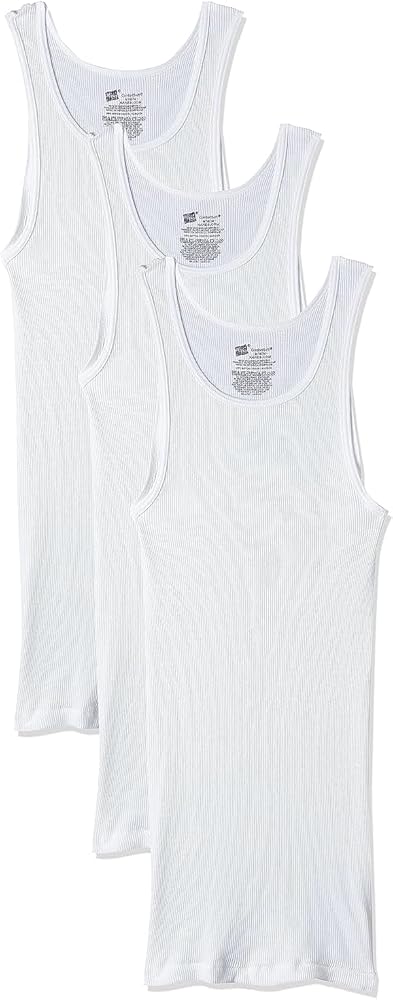 Amazon | 並行輸入品Hanes【ヘインズ】綿100%タンクトップ3枚セット