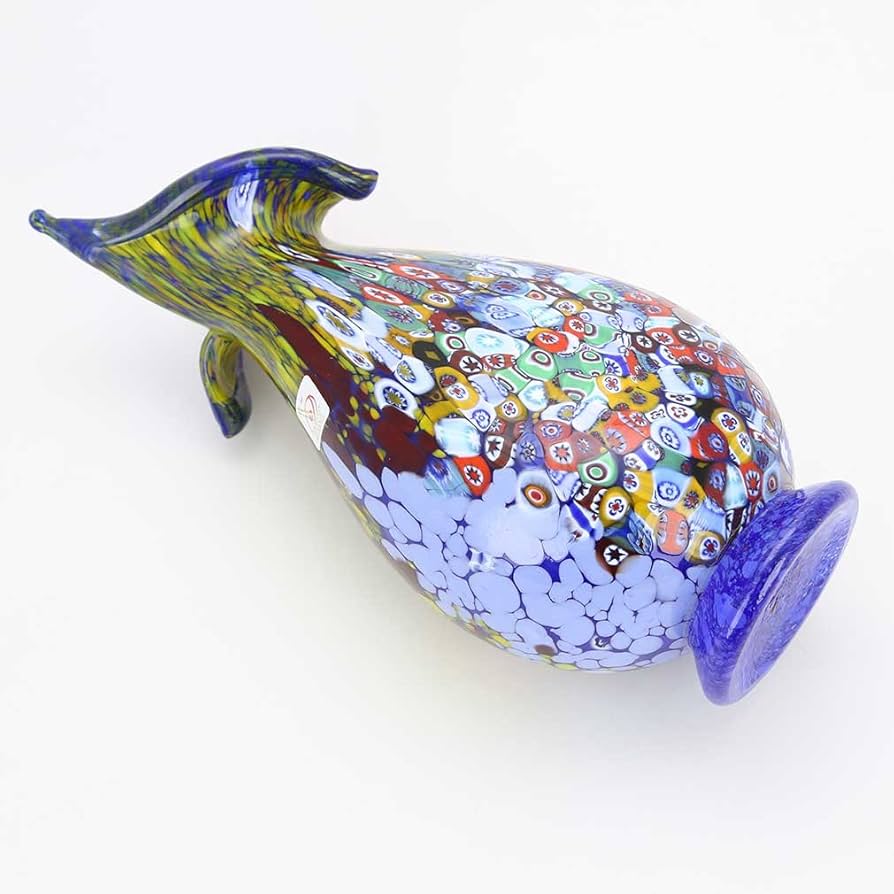 MURANO GLASS ミルフィオリ ボール 花器 花瓶 ムラーノ ミルフィオリ