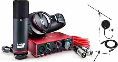 美品 通電のみ FOCUSRITE Scarlett 2i2 Studio Pack 3rd Gen マイク