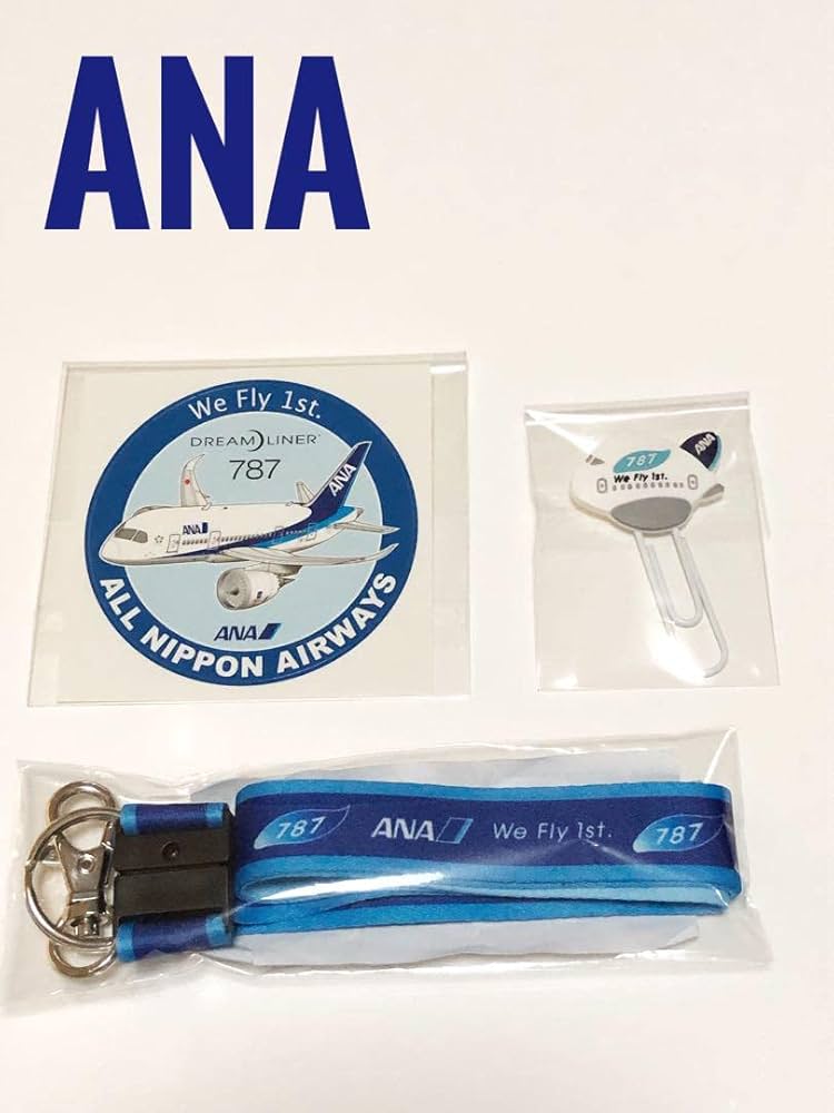 全日空 ANA 787 ネックストラップ 非売品 ANA 全日空 WE FLY 1ST 787