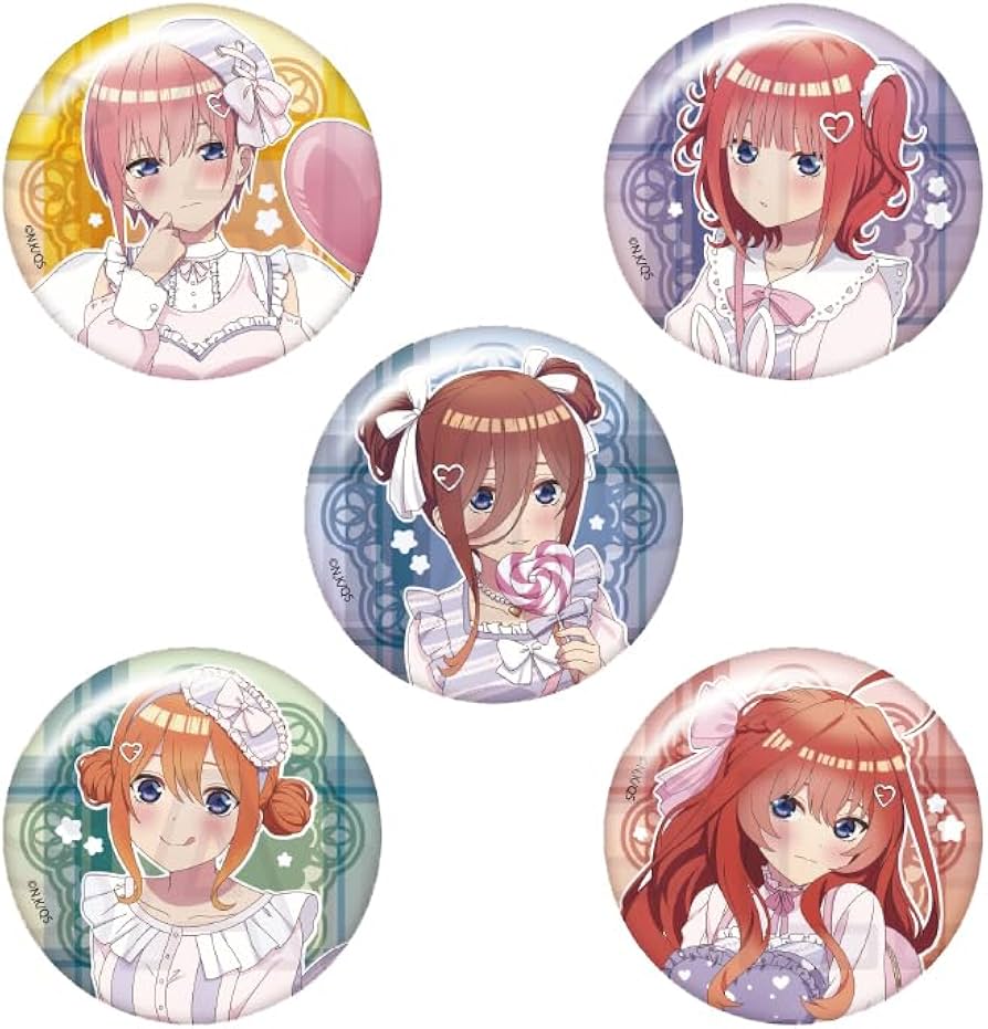 Amazon.co.jp: 五等分の花嫁 トレーディング缶バッジ Marchen sisters