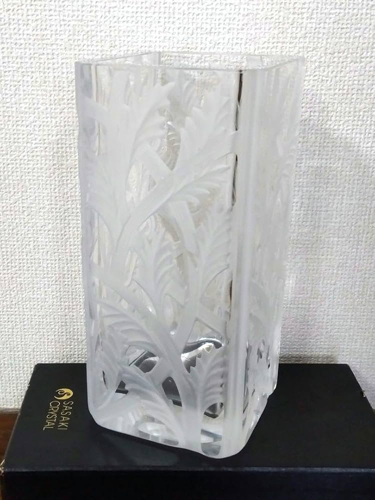 Amazon.co.jp: Cristal de France VINCENNES 佐々木クリスタル花瓶