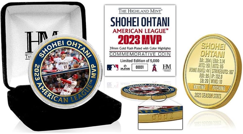 Amazon | 【予約】エンゼルス 大谷翔平選手 2023 AL MVP受賞記念