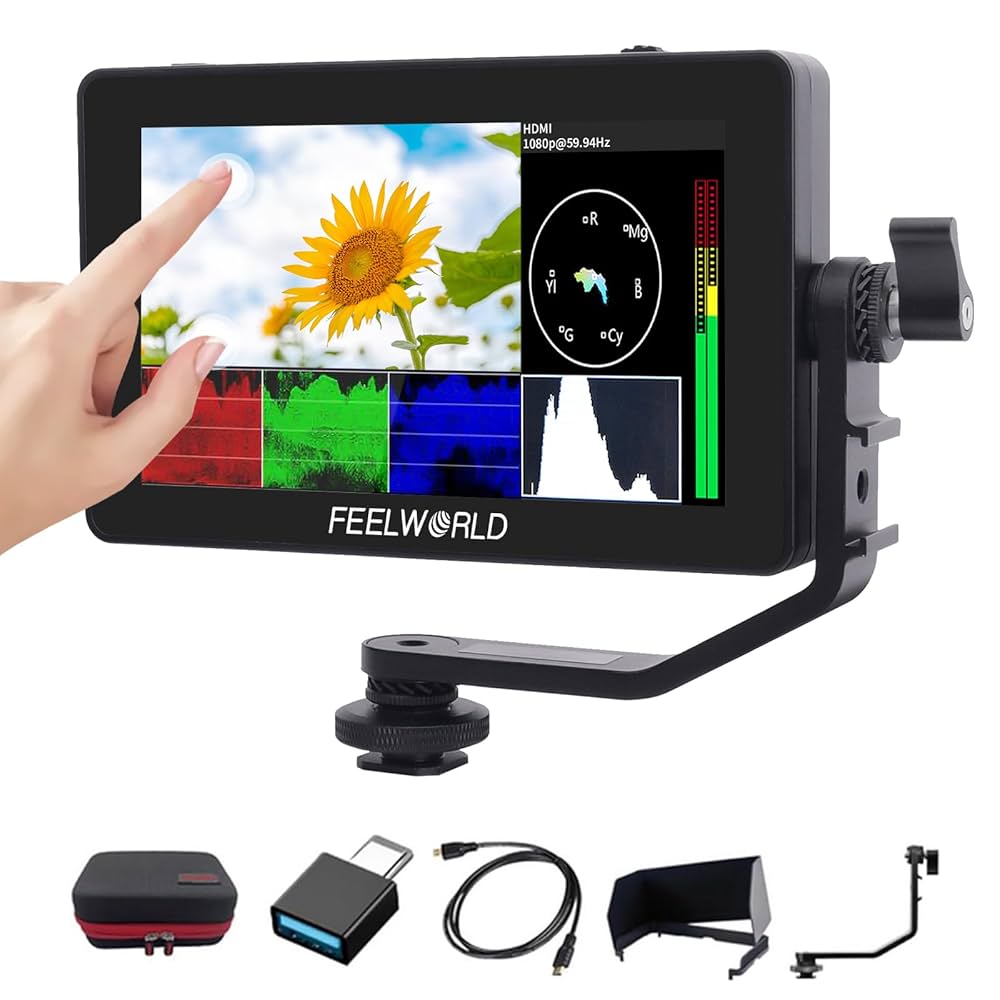 FEELWORLD LUT6 6インチ カメラ用外部モニター 4K 【公式通販】