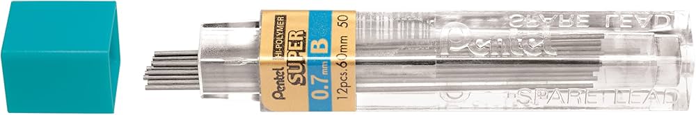 Amazon.co.jp: ぺんてる スーパーハイポリマー芯 0.7mm グレードB 12本