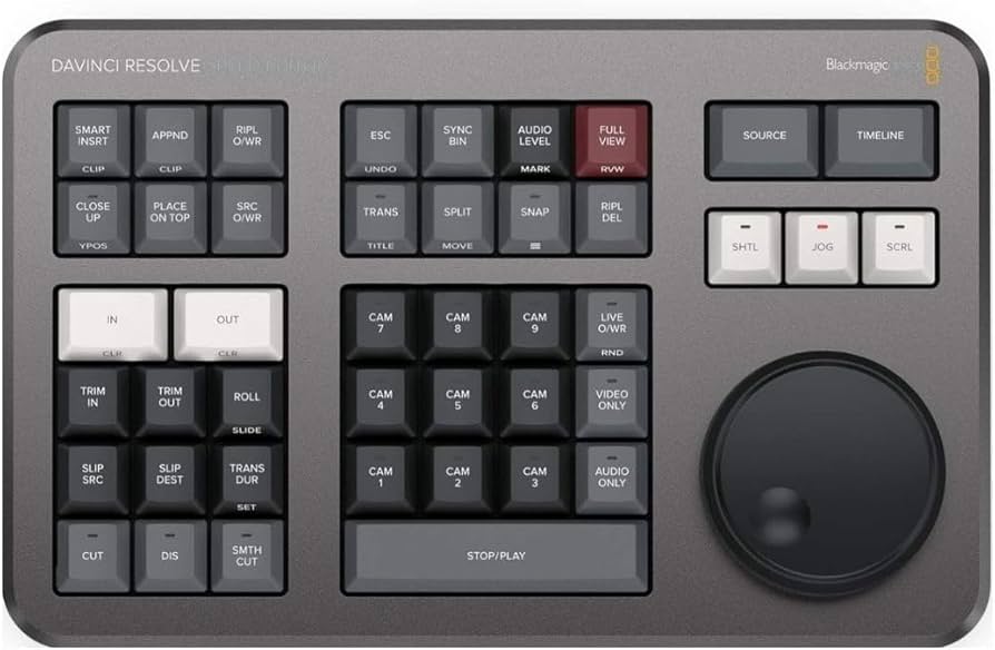 Amazon.com: Blackmagic Design Davinci Resolve Speed Editor Bundle