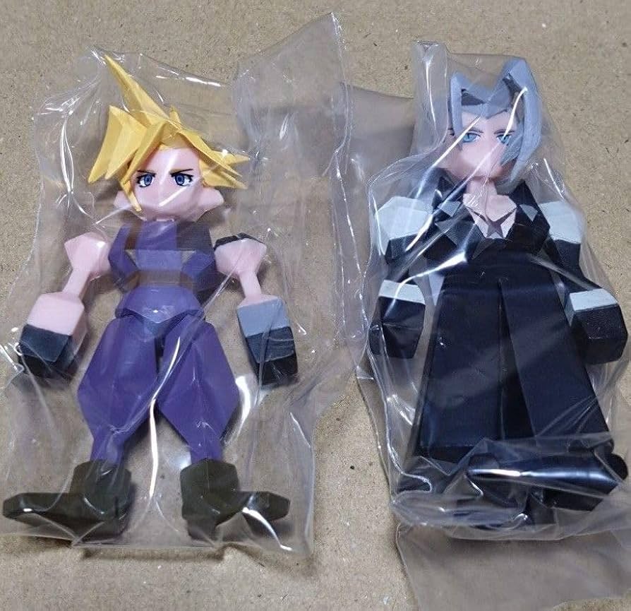 ミニフィギュア 7体セット D賞 くじ クラウド セフィロス ティファ FF7