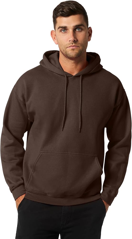 Gildan Mens Heavy Blend 8 oz. 50/50 Hood(G185)-Dark CHOCOLATE-2XL