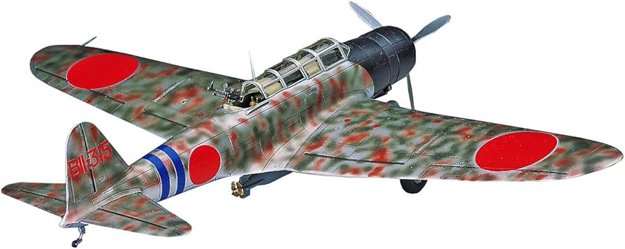 Amazon.com: Hasegawa 1:72 Scale B5N2 Kate Model Kit : Arts, Crafts