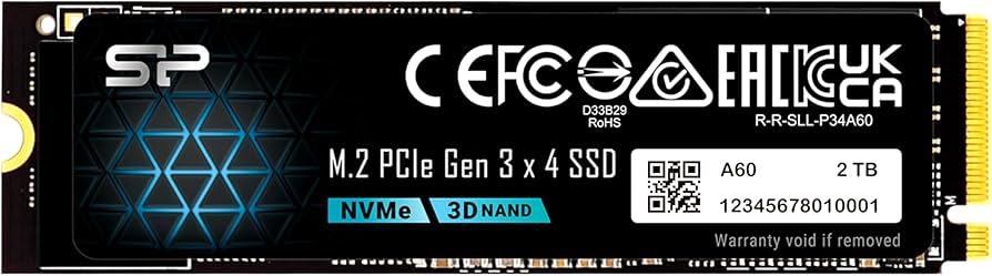 Amazon.com: Silicon Power 2TB NVMe M.2 PCIe Gen3x4 2280 SSD Solid