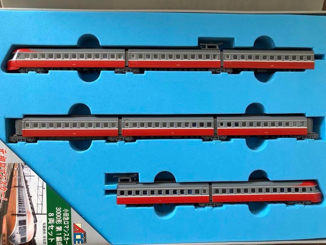 小田急ロマンスカー 3000形 Nゲージ 8両セット 小田急3000形SE車 8両
