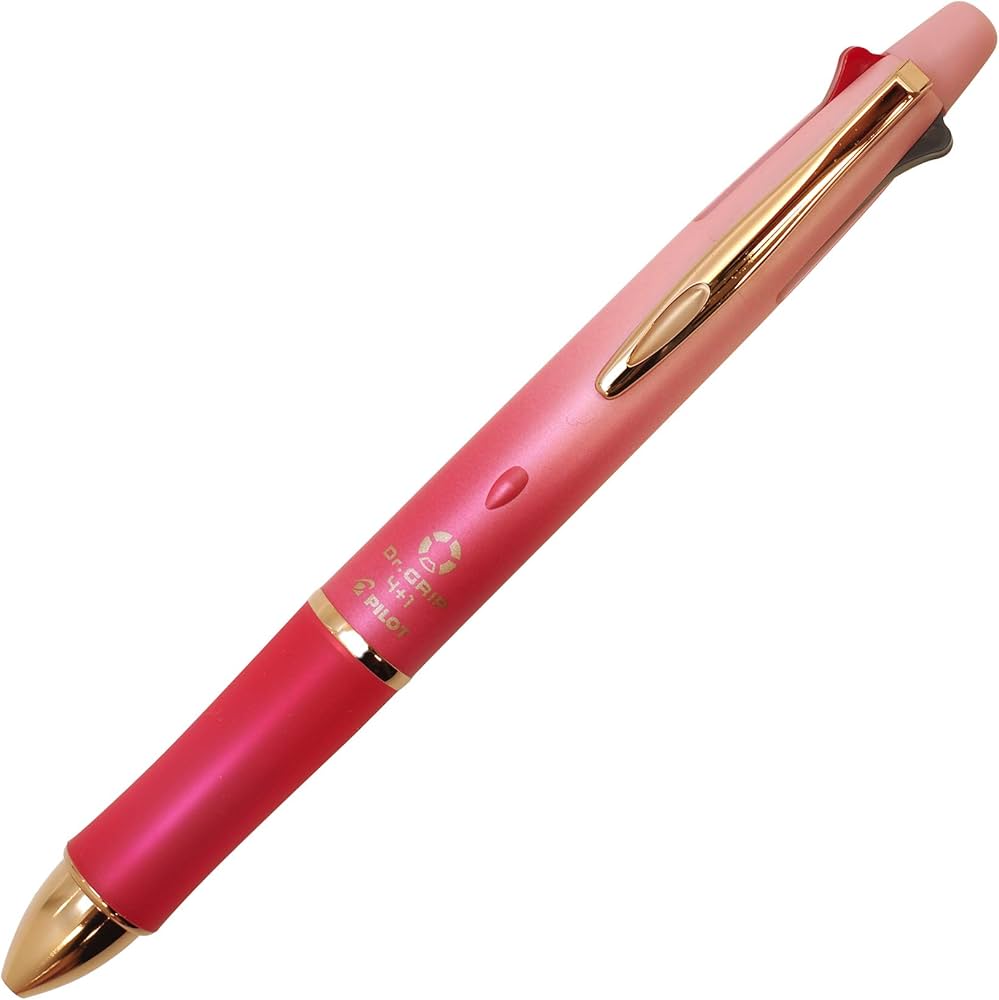 Amazon | 限定 Dr.GRIP/ドクターグリップ 4+1 極細0.5mm【ピンク】多