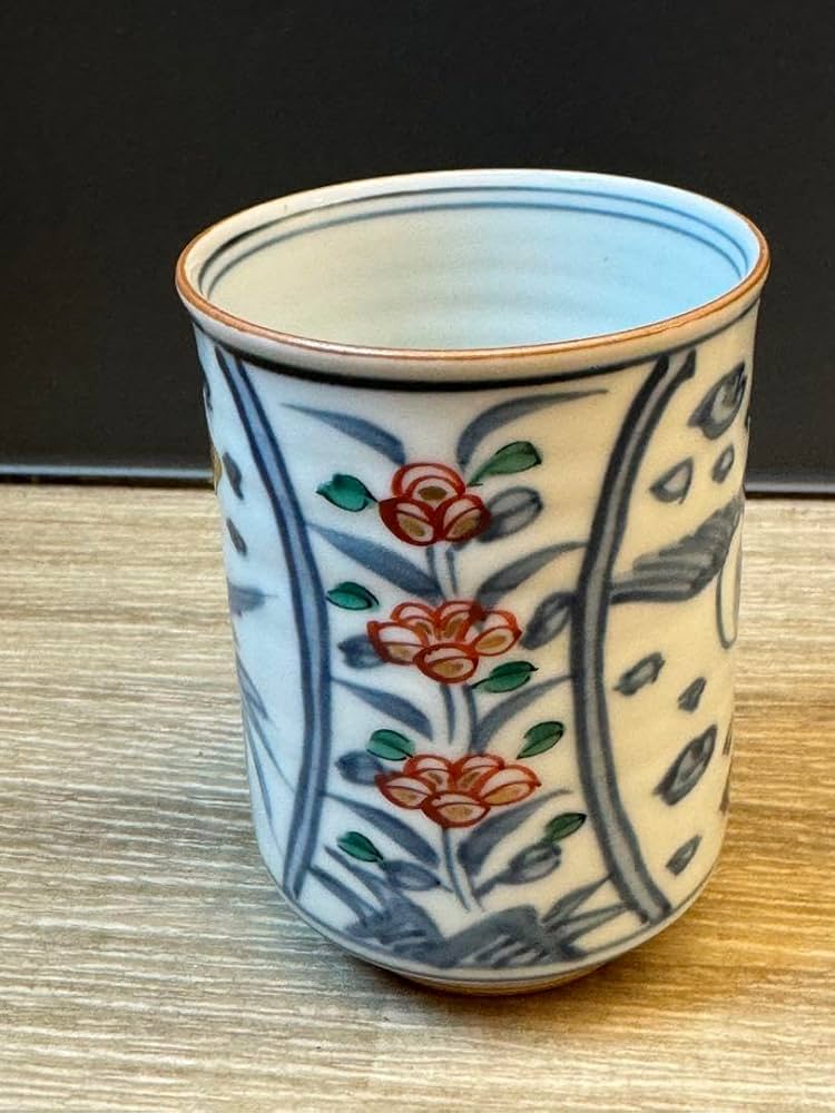 Amazon | 1507 清水焼 平安瑞光造 染付鳳凰 湯呑 | ノーブランド品