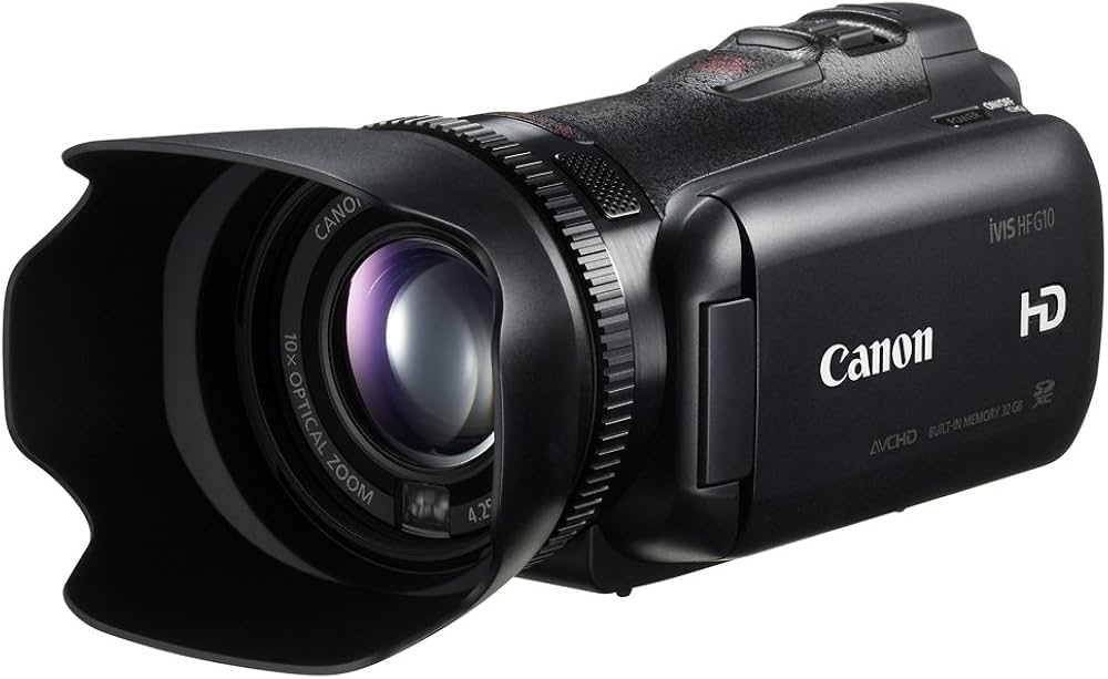 Canon Hf 販売 G10 ビデオカメラ 本体 バッテリー2個、0.7ワイコン付