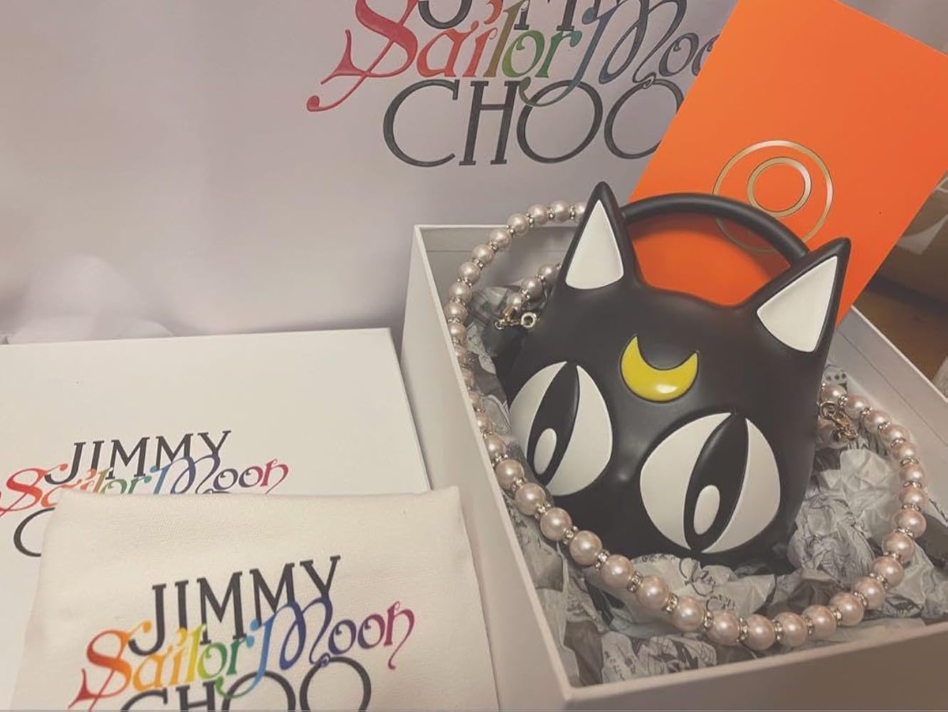 ジミー チュウ セーラームーン ルナ カードケース ブラック 【公式通販】