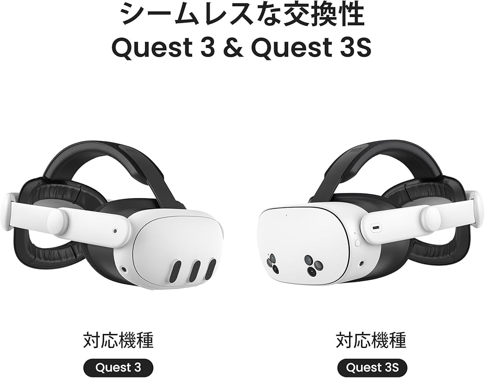 Quest3+バッテリー付きヘッドストラップ＋度付きレンズ セット CYBER