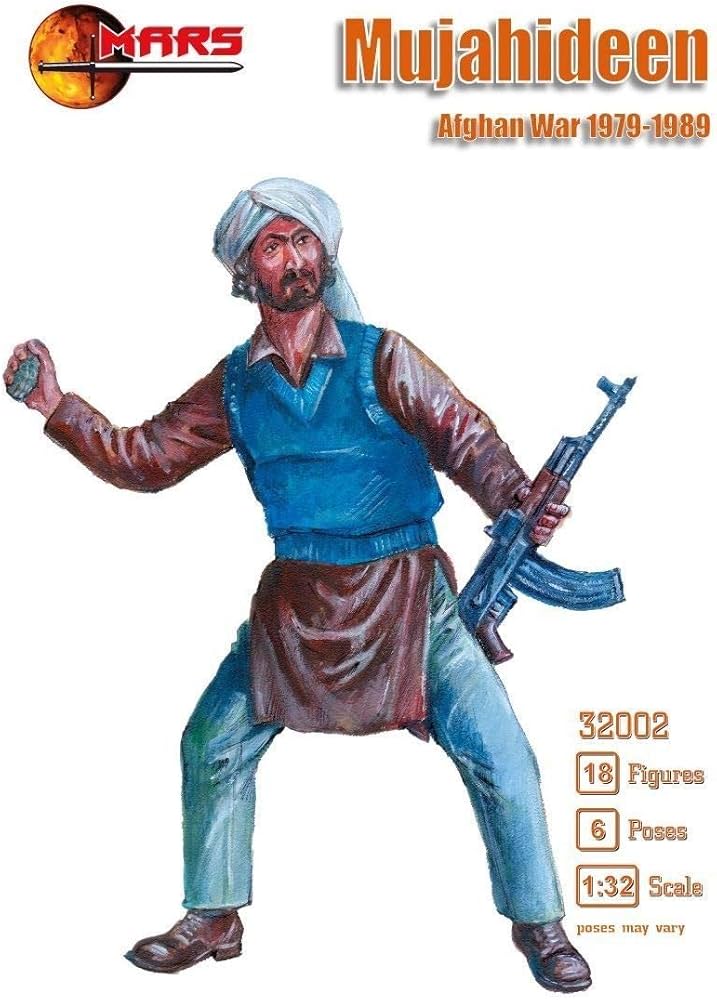 Amazon.com: Mars Figures 32002-1/32 Mujahideen, Afghan War 1979