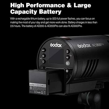 Amazon.com : GODOX AD300 Pro Godox AD300Pro Godox Flash for Canon