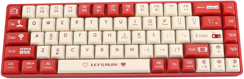 Amazon | 65% キーボード、ゲーミングキーボード 65% 68 キー有線