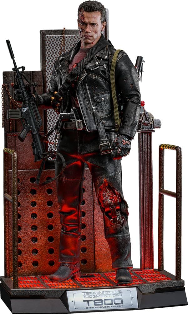 マ*ン様 ホットトイズDX ターミネーター2 T-800 フィギュア 1/6スケ