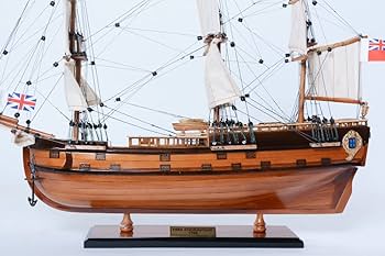 Amazon | 帆船模型 完成品 木製 イギリス小型帆船 エンデバー号 HMS
