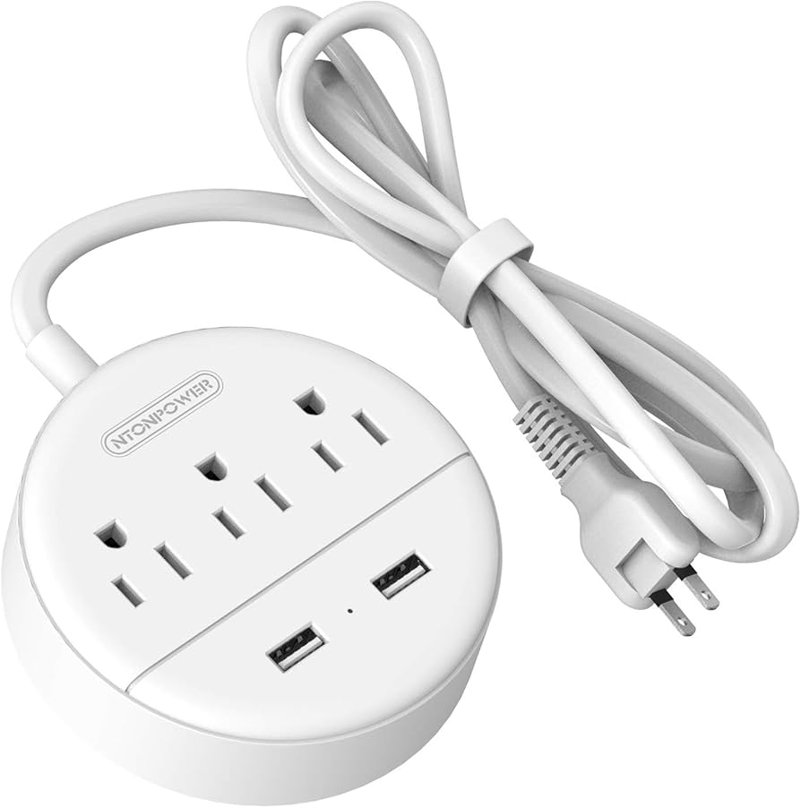 Amazon.co.jp: NTONPOWER 電源タップ 柔らかいライト 2個口 USB×3