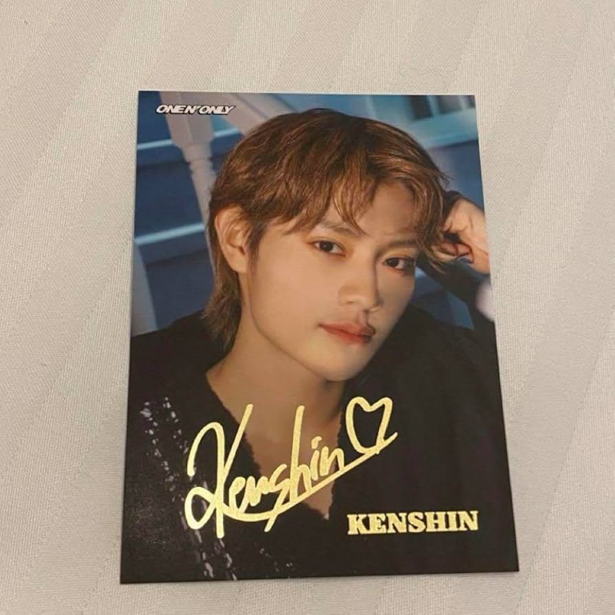 ワンエン 上村謙信 サイン色紙 ONE N' ONLY KENSHIN ワンエン 上村謙信