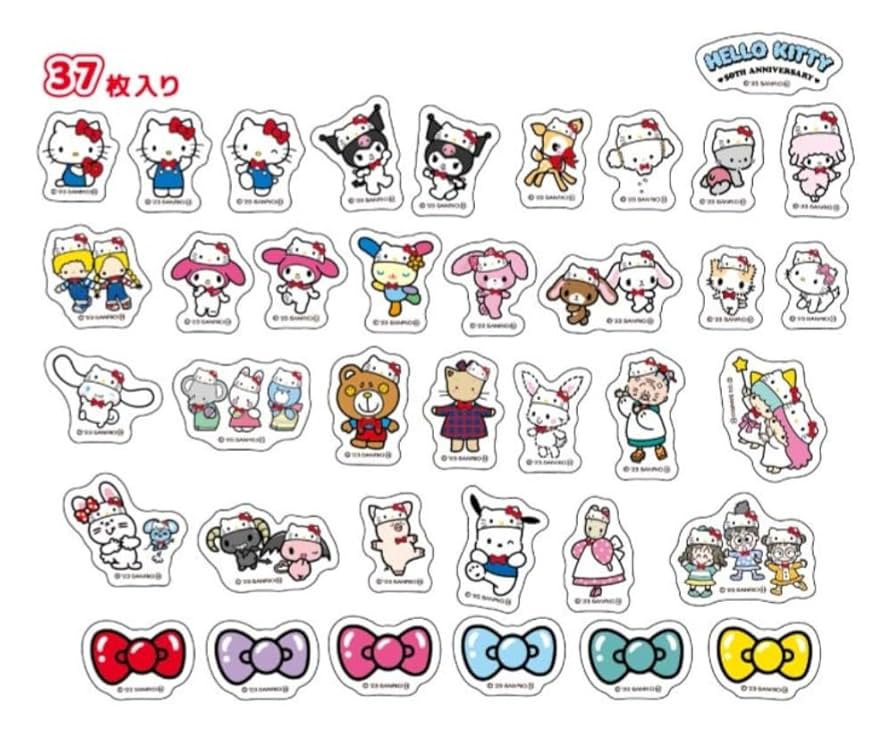 ハローキティ フレークシール PACK 'O' STICKERS 101枚 ハローキティ