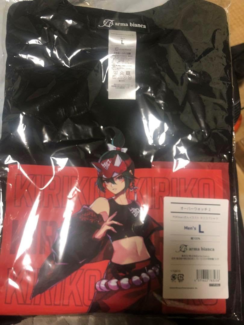 overwatch2REDコラボ キリコ KIRIKO Tシャツ Lサイズ overwatch2RED