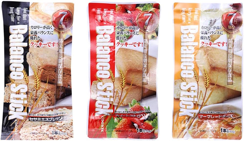 Amazon.co.jp: PEACEUP バランススティック クッキー 3種類セット 7年