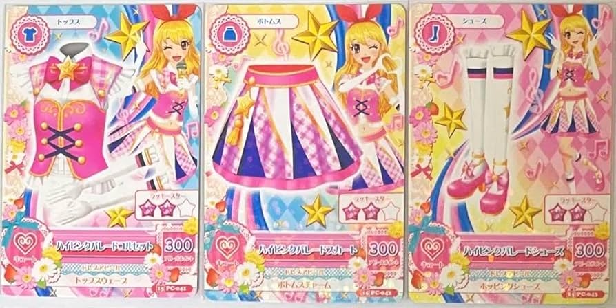 アイカツ アニメ柄 ハイピンクパレードコーデ 星宮いちご アイカツ
