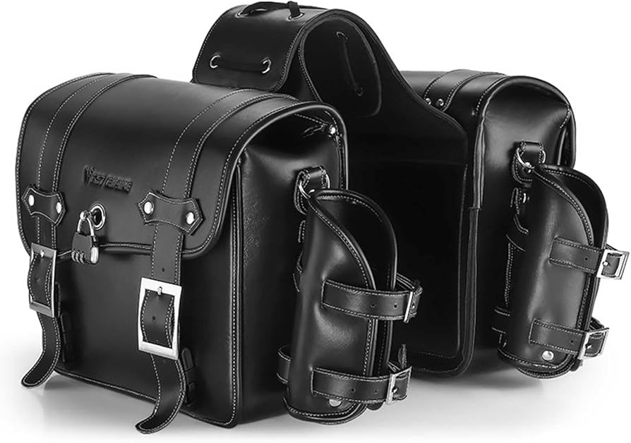 Amazon | 新型 バイク サイドバッグ 16L 大容量 バイク用 サドルバッグ