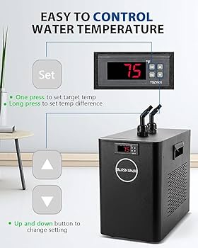 Amazon.co.jp: BAOSHISHAN 水槽クーラー 水槽冷却クーラー 160L チラー