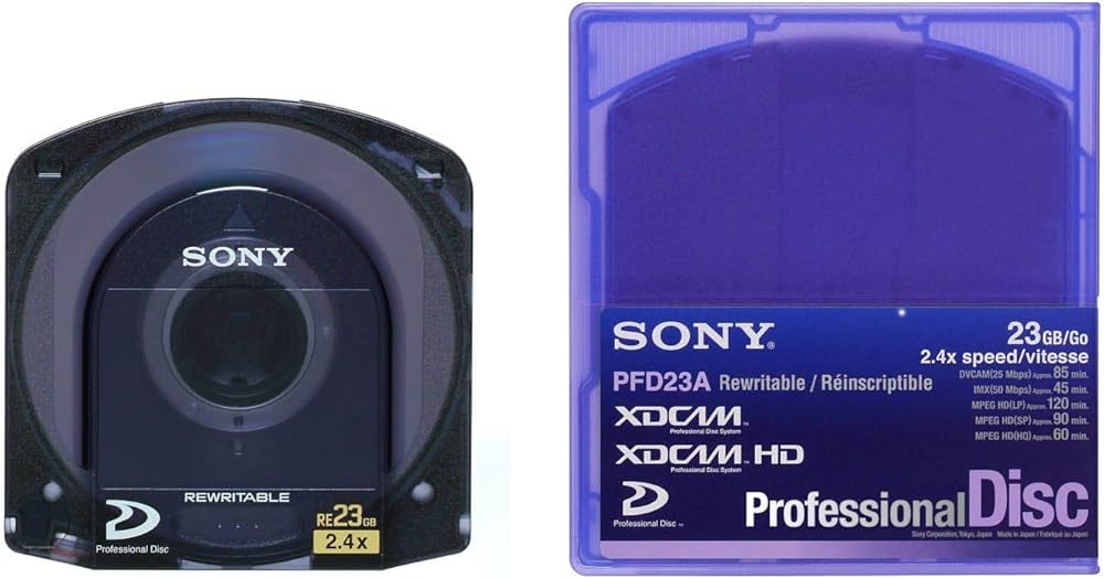 Amazon.com: SONY XDCAM PROFESSIONAL DISC PFD-23A : Electronics