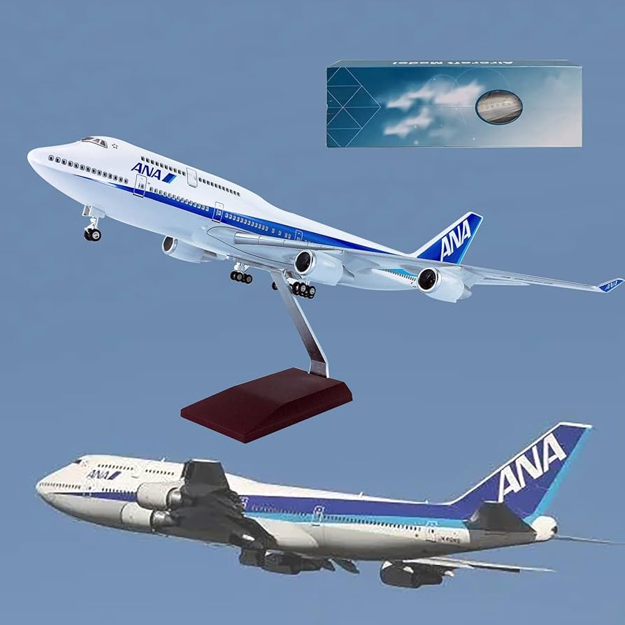 1/150 ANA 全日空 ボーイング747-400 ダイキャストモデル Amazon.co.jp