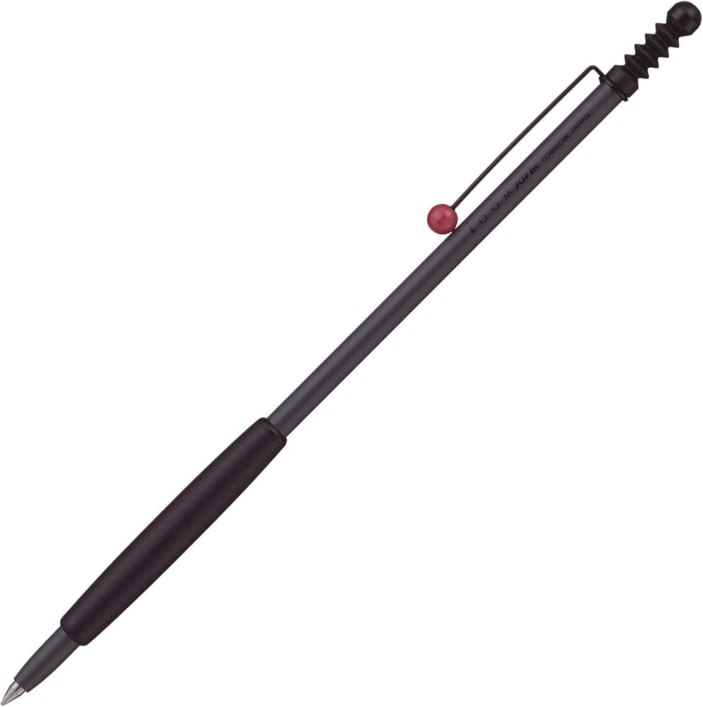 Amazon | トンボ(Tombow) 鉛筆 油性ボールペン ZOOM 707 0.7 グレー