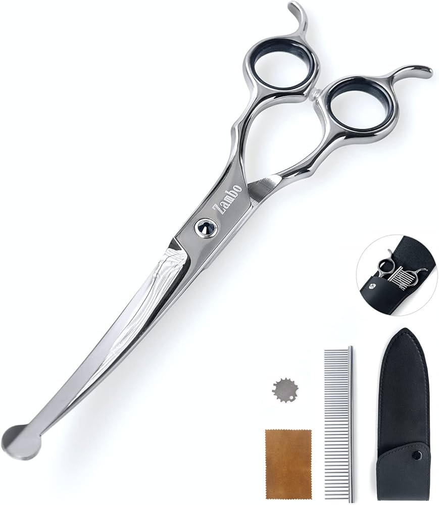 7インチ 切れ味 スパッと快適に切れるカーブシザートリミングトリマー