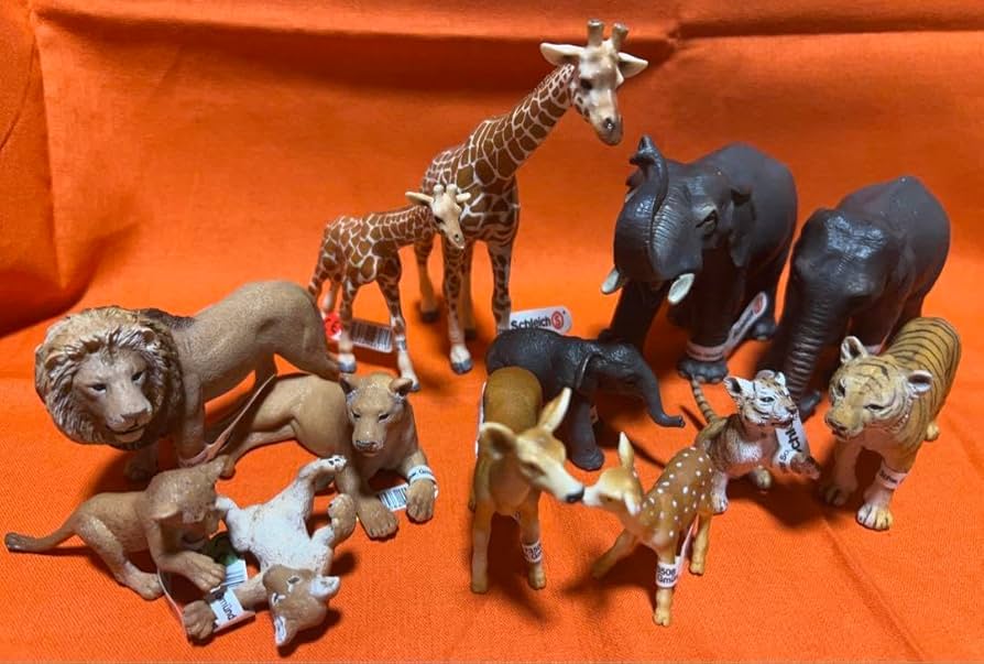 Amazon.co.jp: ※バラ売り ※Schleich シュライヒ タグ 54体セット 廃盤