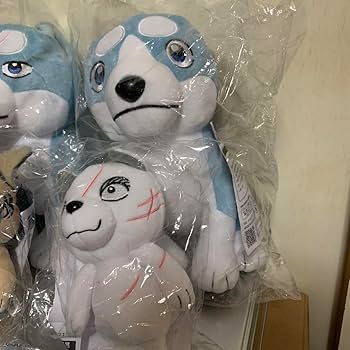 銀牙 銀 大 ぬいぐるみ FaNeMa / 『銀牙 -流れ星 銀-』 赤カブト 特大
