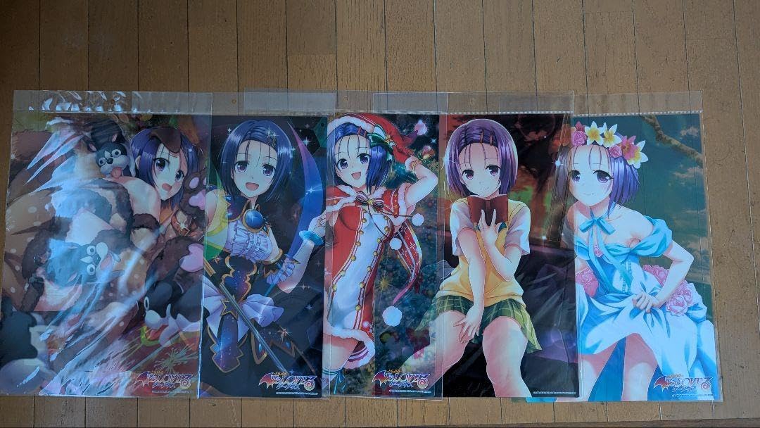 ToLOVEる とらぶる 原画展 クリアファイル 8枚セット ToLOVEる原画展