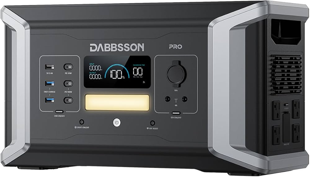 Amazon.co.jp: 【1KWh実用半固体電池】Dabbsson 1000Pro ポータブル