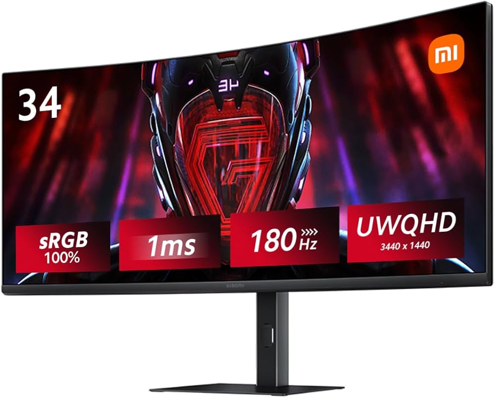 Amazon.co.jp: Xiaomi 曲面 ゲーミングモニター G34WQi 34インチ UWQHD