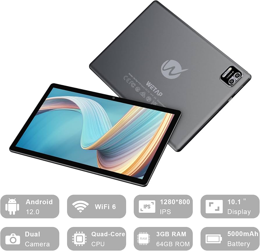 Amazon.com : WeTap Tablet 10 inch Android Tablets丨 Android 12
