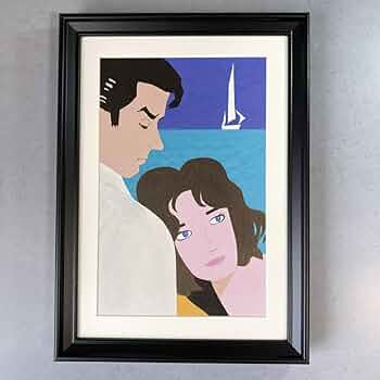 PK額装品 和田誠 アニーホール ダイアンキートン 映画 A3額入 非売品