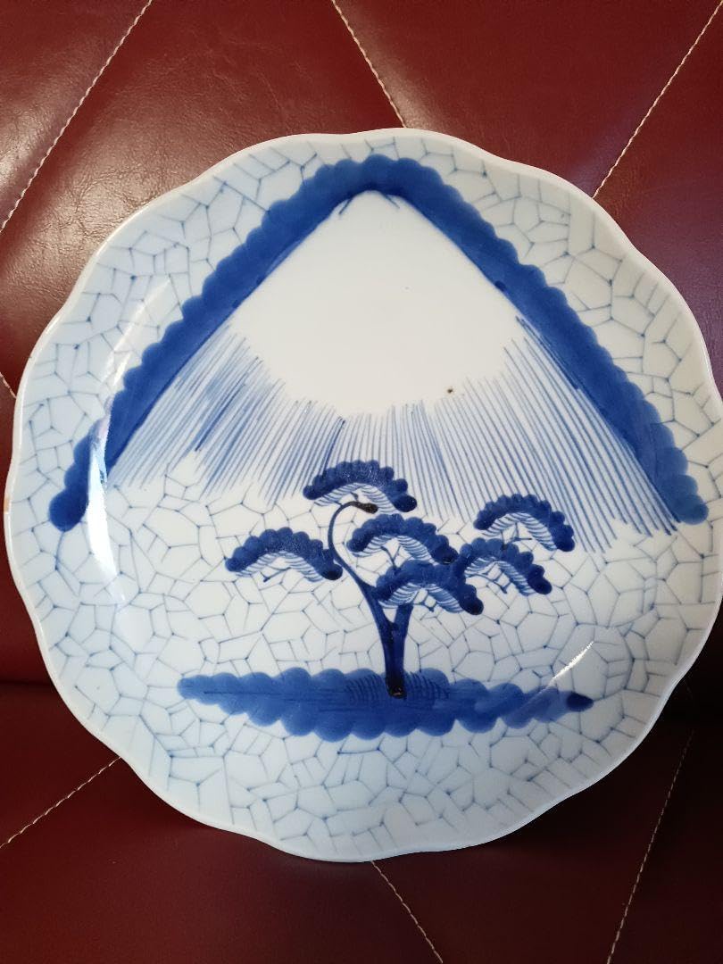 古伊万里(江戸後期〜明治)富士山と松 睦】富士山 松(江戸後期～明治期)